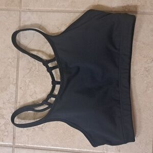ATHLETA size small navy sports bra with removable padding
